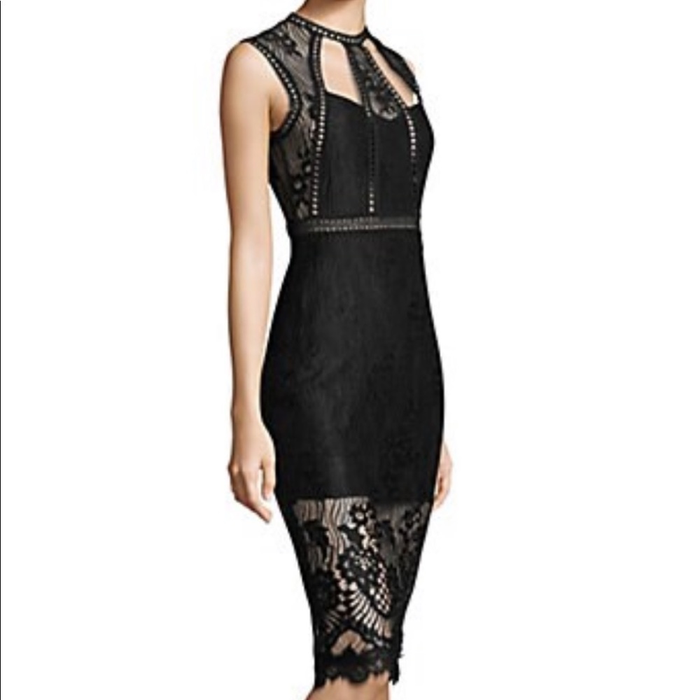 NEW ❤️ Alexis Barbara Oralie Lace Body Con Dress